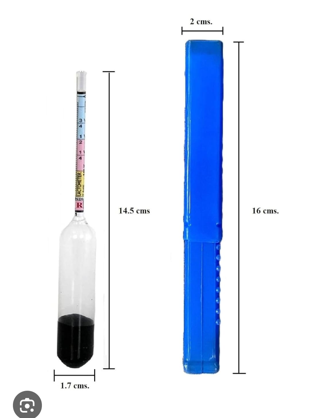 Premium Milk Testing Lactometer – Heavy-Duty High-Precision Dairy Density Tester, Rapid Purity Analyzer & Crystal-Clear Calibrated Gravity Hydrometer