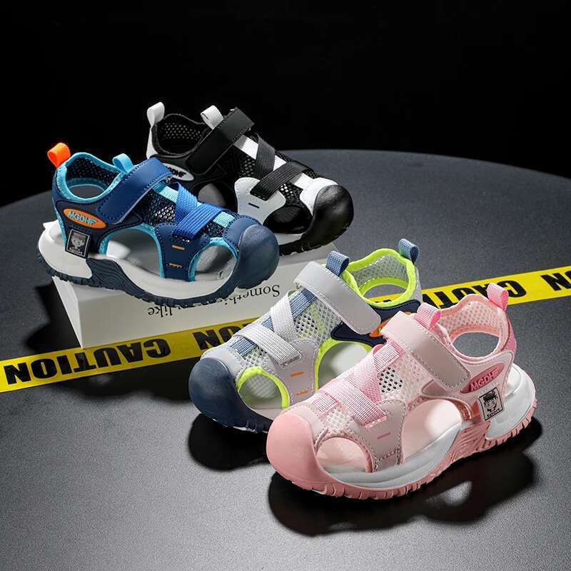 MGDHF Kids Sporty Closed-Toe Mesh Sandals.Keep your little ones comfortable and fully protected during summer playtime with these ultra-breathable, lightweight outdoor sandals built for active daily.