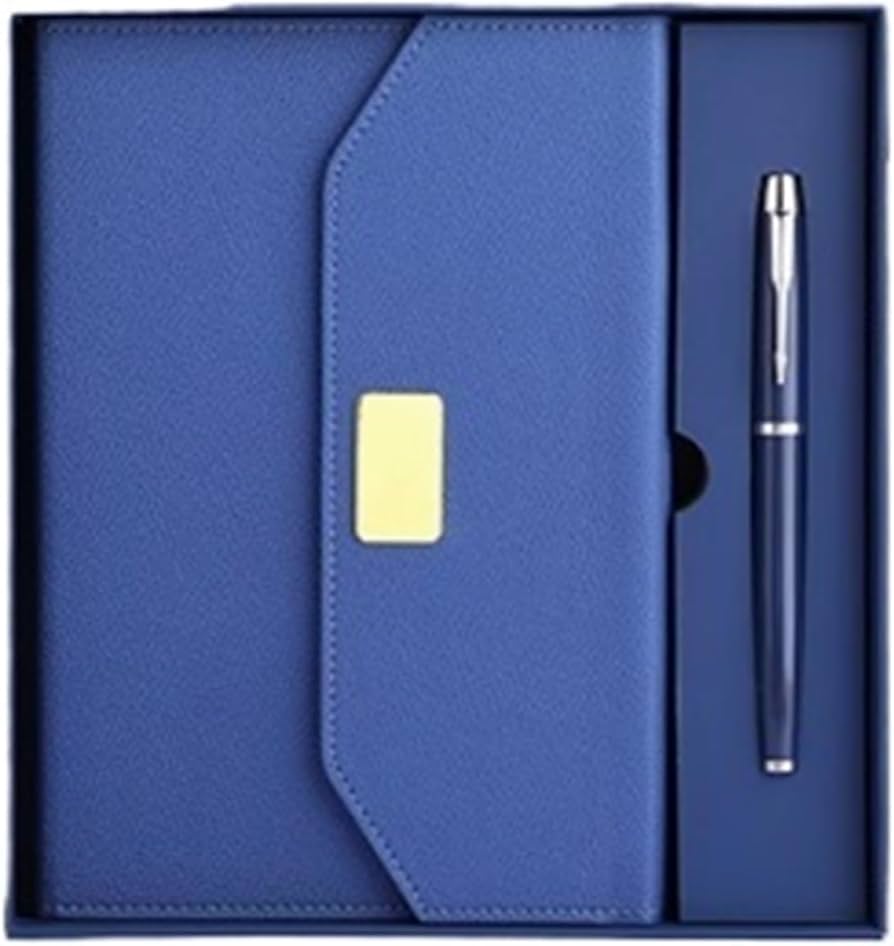 Leather-bound notebook with button closure - Lined - 192 pages, 80gsm - Depai 25-31 - Brown