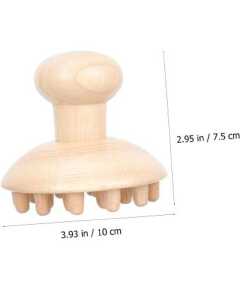 Wooden Therapy Massage Tools Wooden Mushroom Massager Fascial Massager Roller for Full Body Muscle Pain Relief, Body Sculpting Tool, Lymphatic Drainage, Cellulite Reduction Massager & Body Contouring