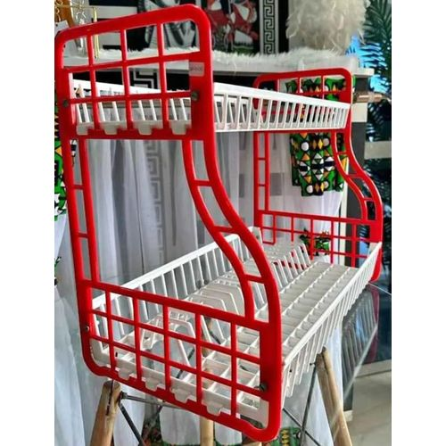 OFFER OFFER!! Kenpoly double decker dishrack [WITH FREE KITCHEN TOWEL] Two tier heavy plastic Dish Rack Utensil Organizer 2 Layers Kitchen Households