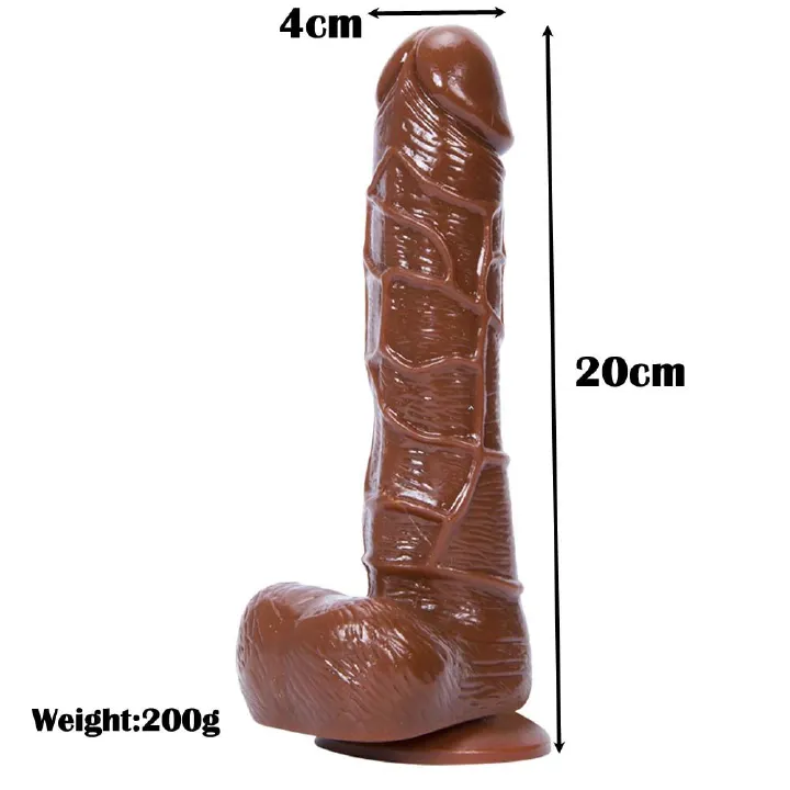 Big Realistic Silicone Dildo Monster Cock and Balls Dong Adult Sex Toys for Women Perfect Christmas Gift for Girlfriend Wife - image 8