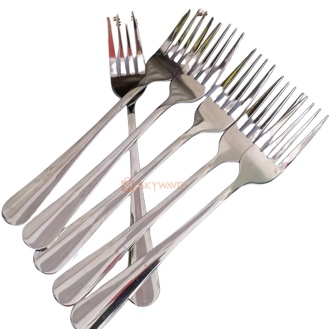 3/6/12 PIECES Quality Strong Fork spoons set stainless steel Heavy Duty Culinary Stainless Steel Fork