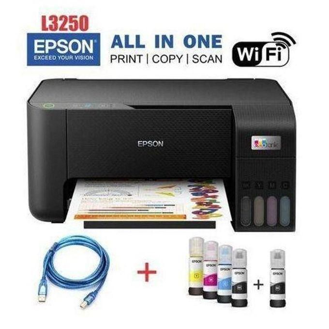 Brand New Epson Printer Epson L3250 ECOTANK Printer Black and Color, Print, Scan, Copy and Wireless| All in one Office Printer | Portable easy to install ,Wireless EPSON Printer WIFI ENABLED
