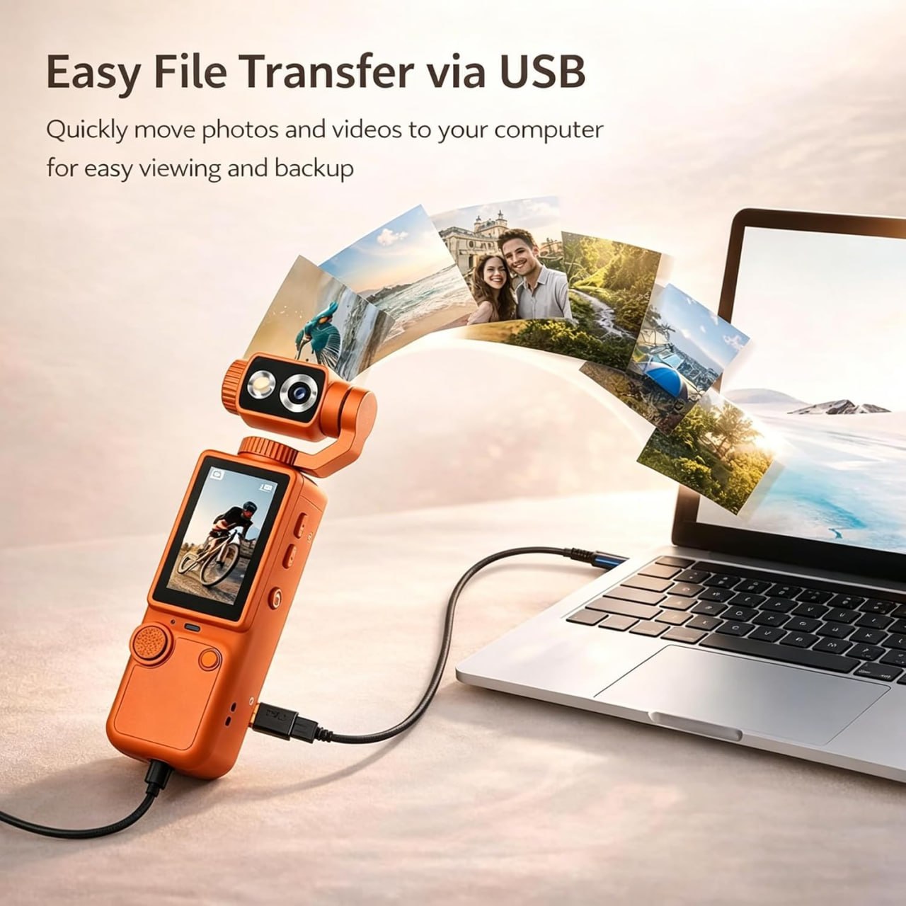 Top Selling 4K Handheld Outdoor Action Camera Q8 Ultra-High Definition Autofocus Conference Recording Portable Pocket Cameras