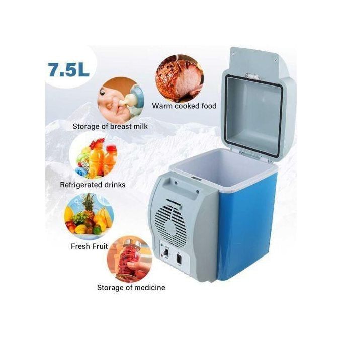 Mini Fridge Portable Table Top Electric Cooler Warmer Ice Box for Car & Hiking