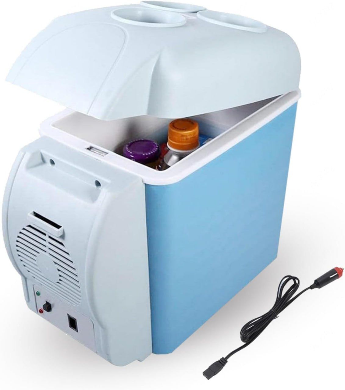 Mini Fridge Portable Table Top Electric Cooler Warmer Ice Box for Car & Hiking