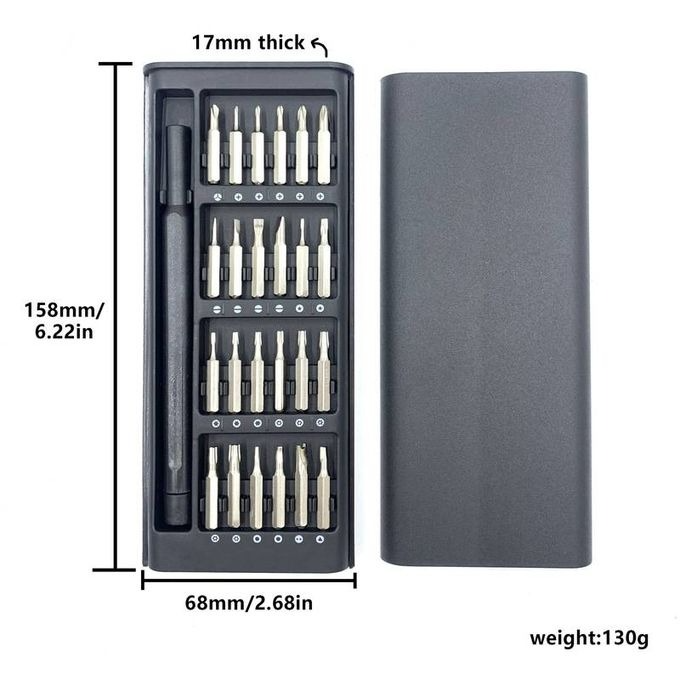 25-in-1 Small Precision Screwdriver Set Magnetic Mini Repair Tool Kit