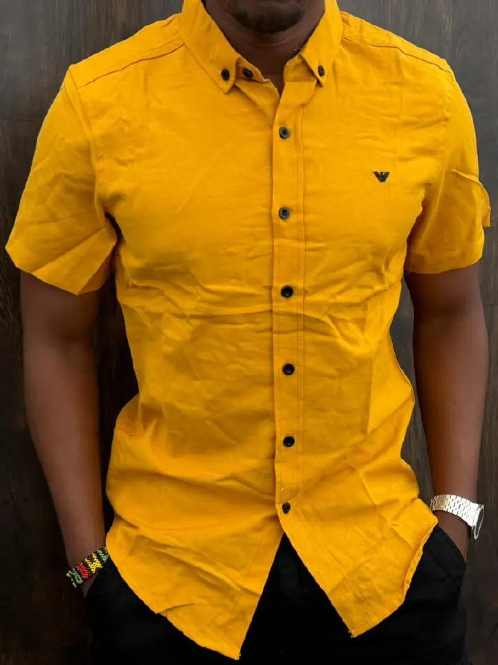 Men’s Short Sleeve Casual Shirt Comfortable Breathable Fashion Button-Up Shirt Smart Casual Summer Wear Lightweight Everyday Office Travel Outfit Available in Sizes M to 3XL