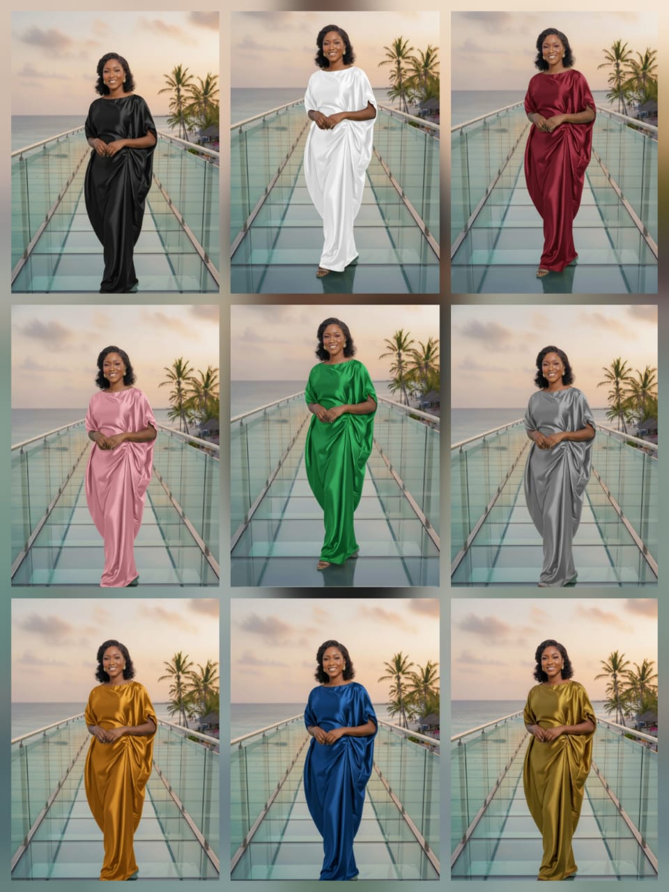 Women Kaftan Dera Dress Free Size Wide Fit Maxi Gown with Adjustable Buttons Elegant Comfortable Modest Fashion Outfit Stylish Ladies Wear Fits Up to Size 54