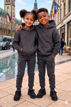 Kids Warm Tracksuit Set Hoodie and Matching Sweatpants Comfortable Children Sportswear Outfit Soft Casual Wear for Boys and Girls Everyday Fashion Ages 3 to 12 Years