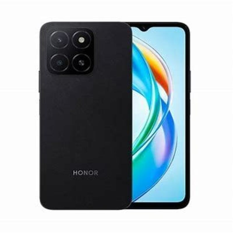 Honor BRAND NEW X5C SMARTPHONE - 4GB RAM, 64GB Storage, 6.74" Display,)5260mAh, Fingerprint (side-mounted), 4G- OCEAN CYAN