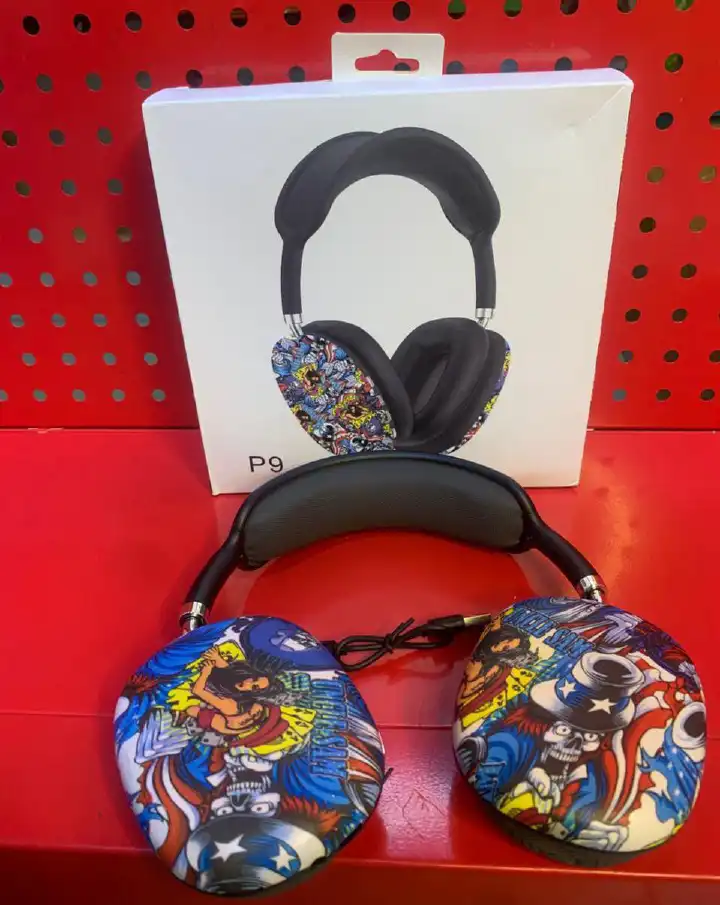 P9 Customized Wireless Headphones | Long Battery Life | Hi-Fidelity Sound | Active Noise Cancellation | Ergonomic Design | Premium Comfort