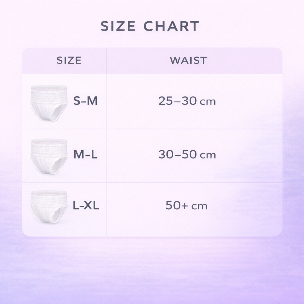 Moyo Comforts Period Pants  S-M – Leak-Proof Menstrual Underwear + 3 FREE Panty Liners | Kenya No.1 Brand.