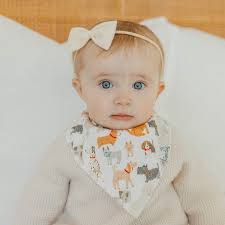 3 pcs bandana bibs Keep your little one clean and stylish during feeding time with these 3-Pack Cartoon Animal Baby Bibs. Designed with fun animal prints (shark, seal, deer, etc.), these bibs are soft
