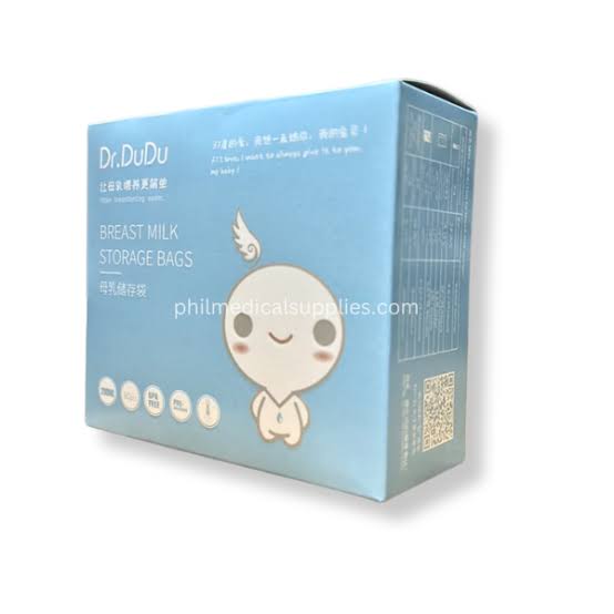 Dudu Dr. Dudu Breast Milk Storage Bags – 30pcs | BPA-Free, Leak-Proof, Pre-Sterilized Double-Zip Breastmilk Freezer Bags for Safe Breast Milk Storage & Feeding Convenience