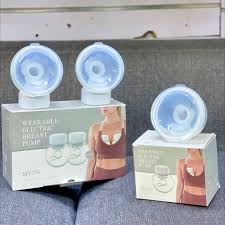 Double Wearable/Hands Free: Electric Breast Pumps Wearable Portable, 3 Modes 9 Levels Leak-Proof Low Noise Painless Milk Extractor Massage Function Rechargeable Wireless Breastfeeding