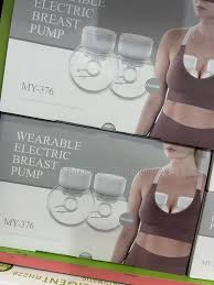 Double Wearable/Hands Free: Electric Breast Pumps Wearable Portable, 3 Modes 9 Levels Leak-Proof Low Noise Painless Milk Extractor Massage Function Rechargeable Wireless Breastfeeding