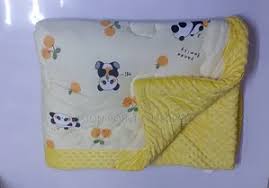 Baby shawl/ baby quilt can work as shawl and baby cot duvet