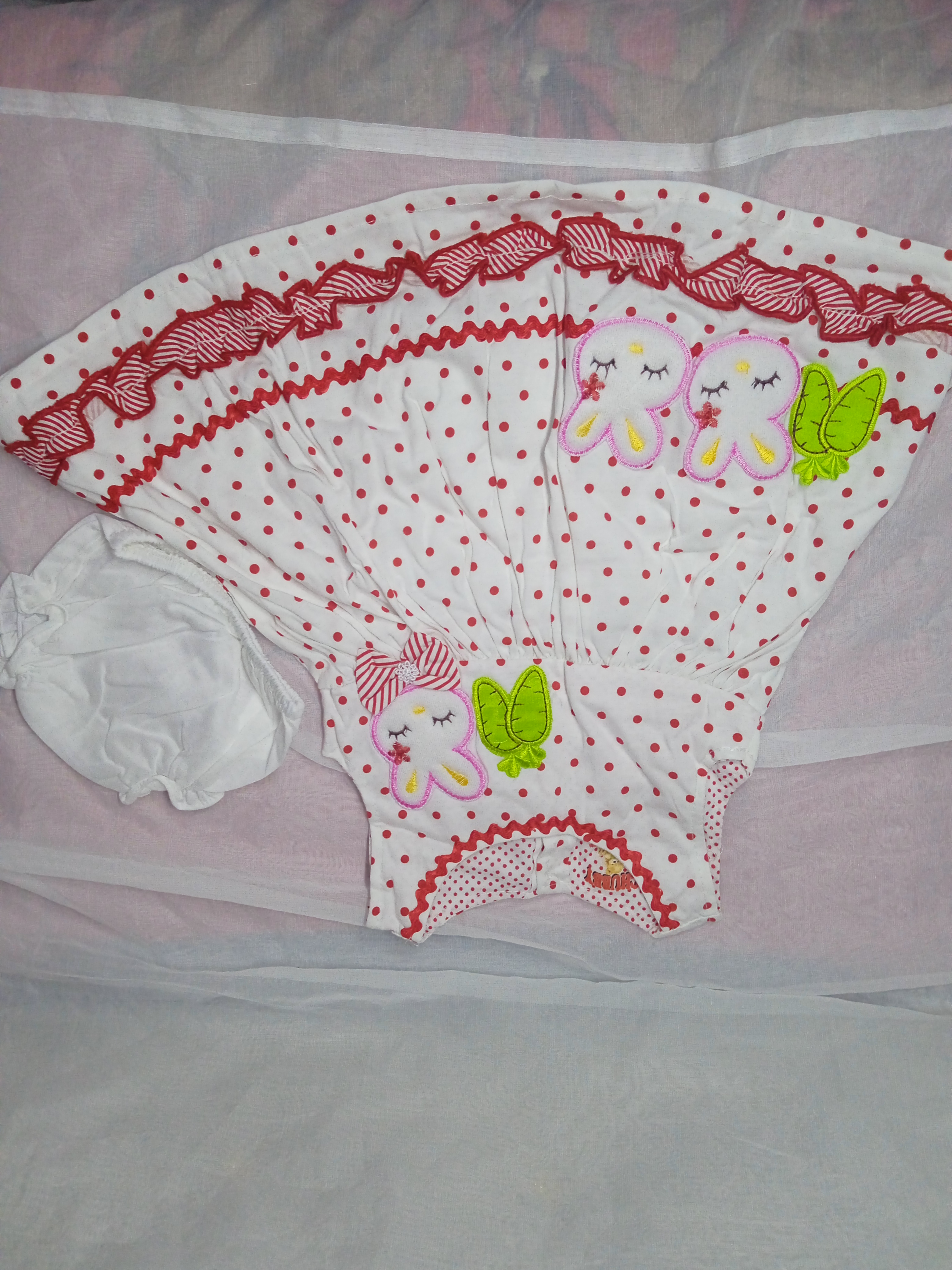 Baby Girl pure Cotton Dress 0-9 months+pantie