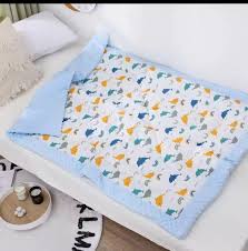 Baby shawl/ baby quilt can work as shawl and baby cot duvet