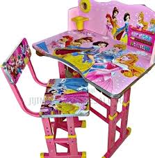 Adjustable Kids Study Table & Chair Set for Ages 3-15 | Height Adjustable Desk | Durable Multipurpose Learning Table for Preschool, Reading & Drawing