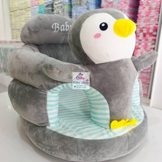 Comfy Baby Support Sit Me Up Pillow Suitable For Babies Age 4 Months And Above (ASSORTED CARTOON DECORATION ON THE FRONT PART) Plush Seat Training Cushion | Soft Infant Sitting Chair with Cute