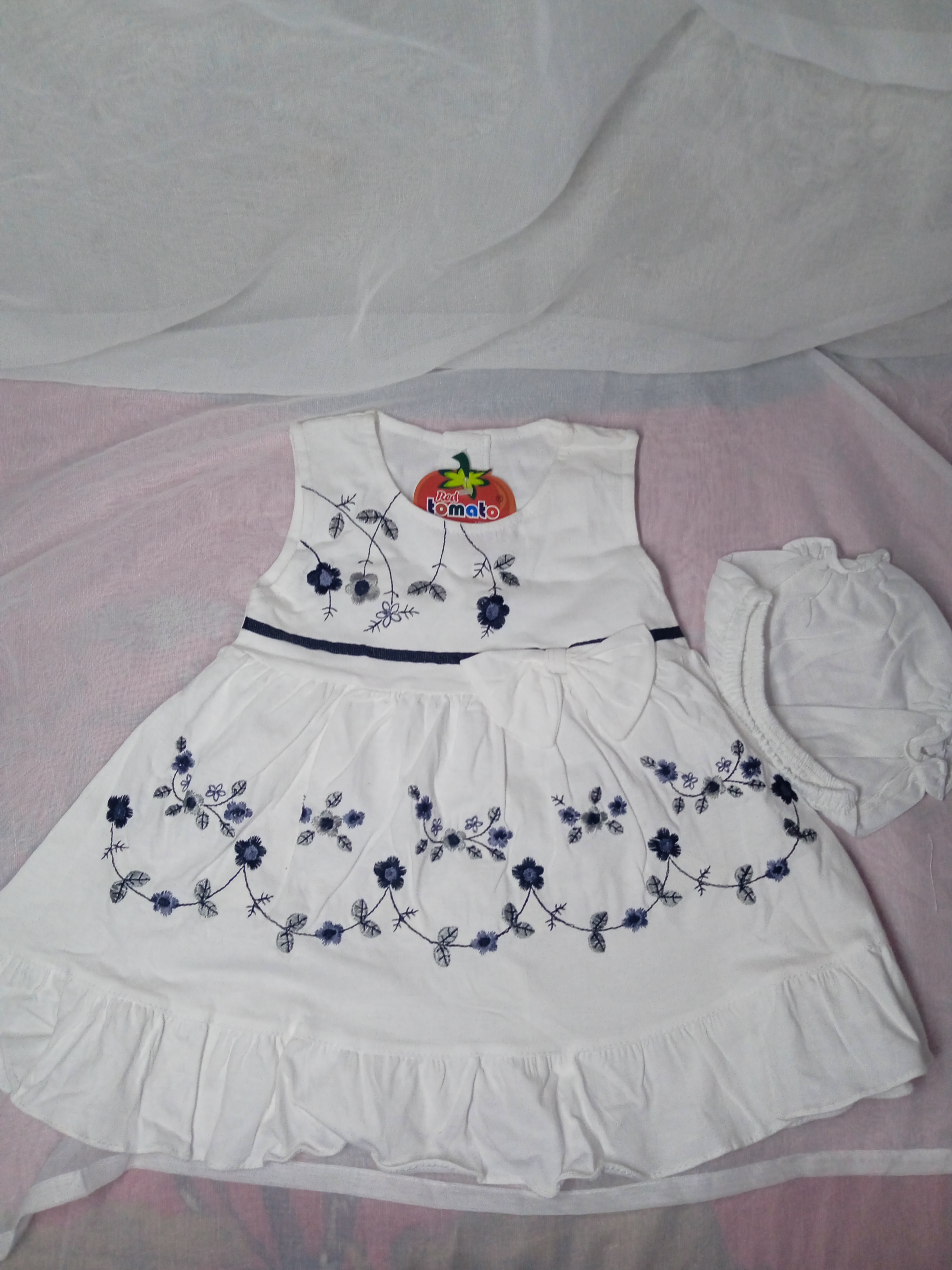 Baby Girl pure Cotton Dress 0-9 months+pantie