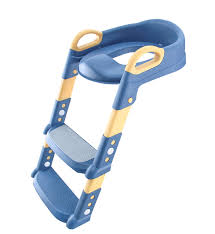 Portable Kids Toilet Ladder /Potty Trainer with Stable Staircase Design