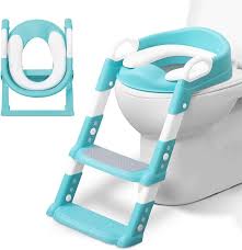 Portable Kids Toilet Ladder /Potty Trainer with Stable Staircase Design