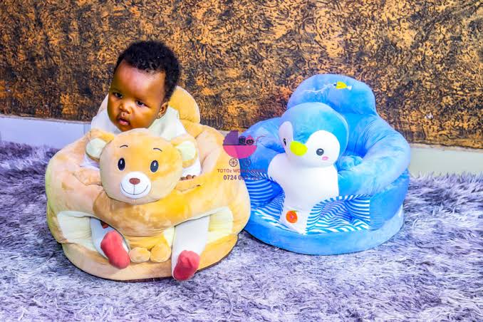 Comfy Baby Support Sit Me Up Pillow Suitable For Babies Age 4 Months And Above (ASSORTED CARTOON DECORATION ON THE FRONT PART) Plush Seat Training Cushion | Soft Infant Sitting Chair with Cute