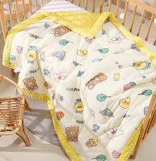 Baby shawl/ baby quilt can work as shawl and baby cot duvet