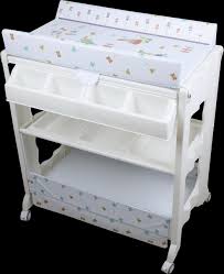 Baby Bath Station With Changing Mat & Basin/ Baby Bath Tub (ASSORTED CARTOON THEME AND FLOWER DECORATIONS)
