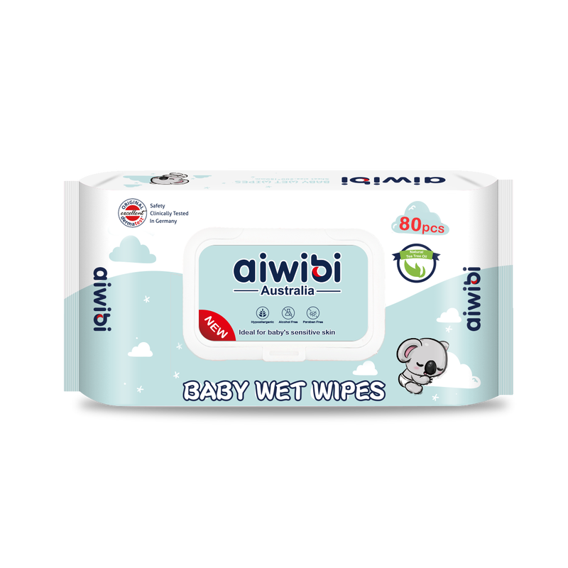 Aiwibi Premium Baby Wipes Alcohol Free Wet Wipes for Newborn Multi-Fragrance Aloe Vera, Avocado, Lemon, Bamboo, Lavender Skin Care Wipes