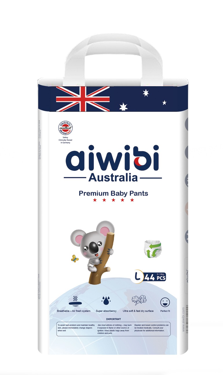 Aiwibi Comfy Soft Baby diaper  Pants with comfort Fit Waistband,and Fast Dry layer to avoid Irritation for 4Kgs to 18Kgs