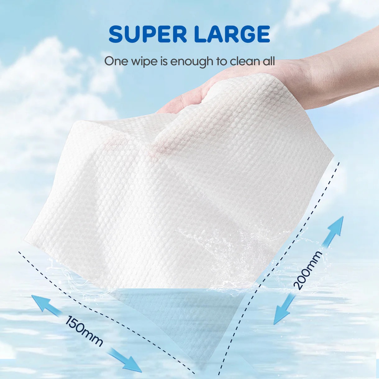 Aiwibi Premium Baby Wipes Alcohol Free Wet Wipes for Newborn Multi-Fragrance Aloe Vera, Avocado, Lemon, Bamboo, Lavender Skin Care Wipes