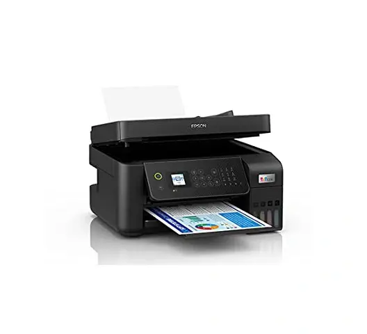 {With inks} Brand New Epson Office Printer | Epson L6290 ECOTANK Printer Black in Color, Print, Scan, Copy and Wireless| All in one Office Printer | Portable and Easy to Install and Print