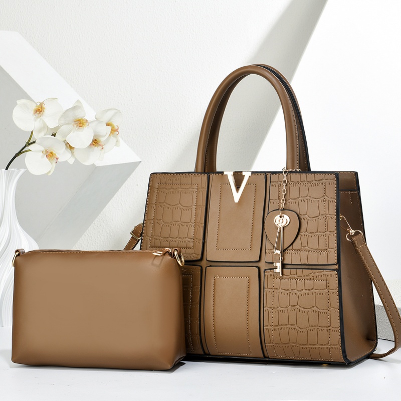 High standardNew Fashion Large Capacity Patchwork Tote Bag Women's Handbags Elegant Single Shoulder Crossbody Bags Ladies Casual Work Commute PurseBuy 1 bag free taking 1 set of jewelry set values KSH