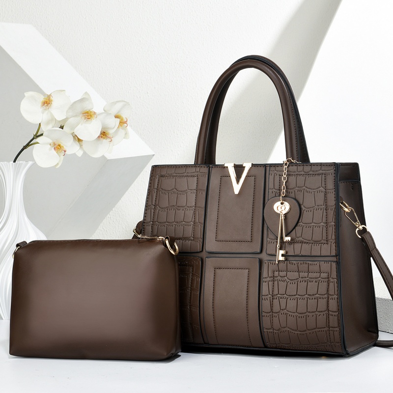 High standardNew Fashion Large Capacity Patchwork Tote Bag Women's Handbags Elegant Single Shoulder Crossbody Bags Ladies Casual Work Commute PurseBuy 1 bag free taking 1 set of jewelry set values KSH