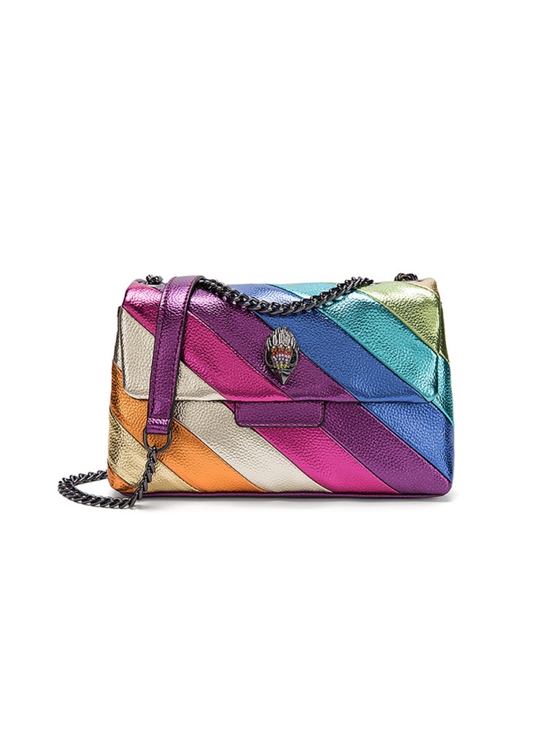 High-end2026 New Fashion Women's Rainbow Chain Shoulder Bag - Luxury Eagle Head Crossbody PurseBuy 1 bag free taking 1 set of jewelry set values KSH299.00