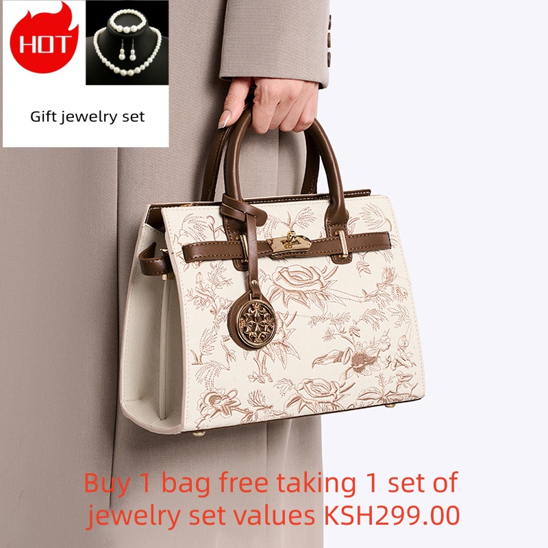 High standardHot Sale 2026 Summer Women's Tote Bag - Large Capacity Ladies Handbag Stylish Shoulder & Crossbody Bag for Daily UseBuy 1 bag free taking 1 set of jewelry set values KSH299.00