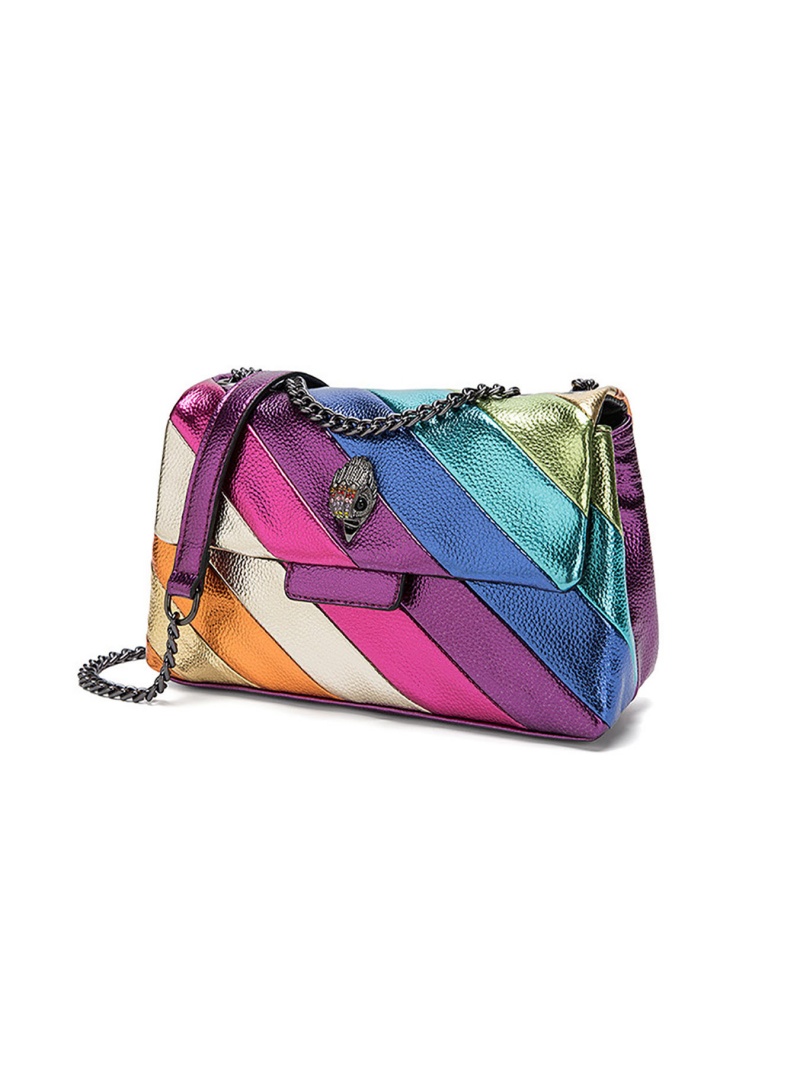 High-end2026 New Fashion Women's Rainbow Chain Shoulder Bag - Luxury Eagle Head Crossbody PurseBuy 1 bag free taking 1 set of jewelry set values KSH299.00