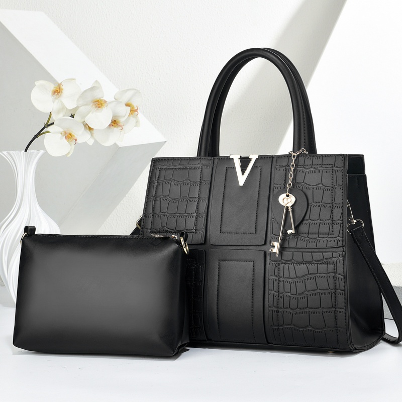 High standardNew Fashion Large Capacity Patchwork Tote Bag Women's Handbags Elegant Single Shoulder Crossbody Bags Ladies Casual Work Commute PurseBuy 1 bag free taking 1 set of jewelry set values KSH