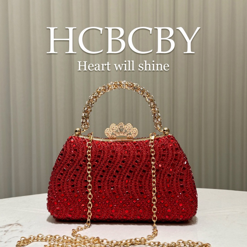 Hot Selling Luxury Golden Handbag, Shiny Rhinestone & Floral Pearl Inlaid Clutch, Elegant Fashion Bag & Versatile Earrings Jewelry Set for Women