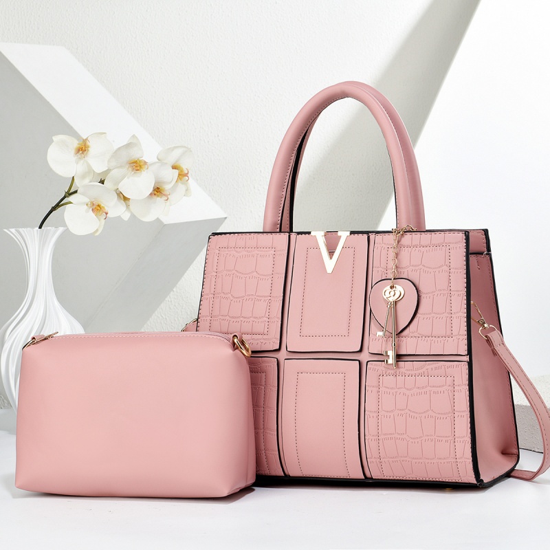 High standardNew Fashion Large Capacity Patchwork Tote Bag Women's Handbags Elegant Single Shoulder Crossbody Bags Ladies Casual Work Commute PurseBuy 1 bag free taking 1 set of jewelry set values KSH