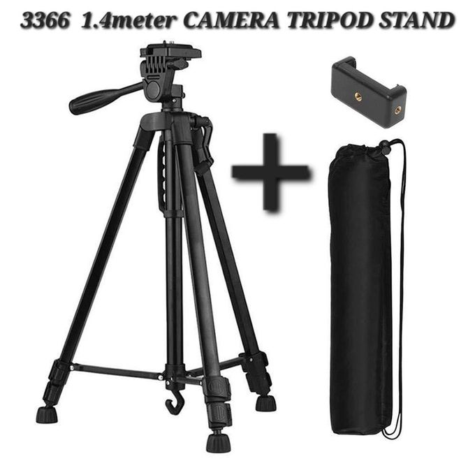 Heavy Duty Tripod Stand 3366 Phone/SLR Camera Tripod Stand Max Height 1.4M
