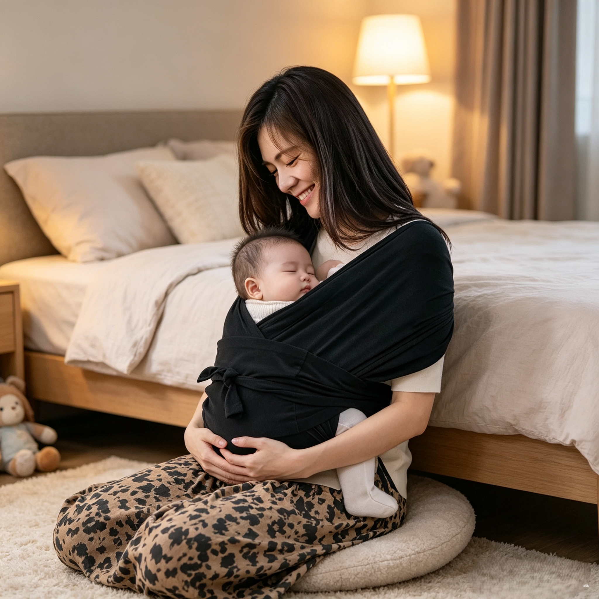 Baby Sling Baby Carrier Front‑Carry Hands‑Free Baby Wrap Backpack For Infant Toddler Travel