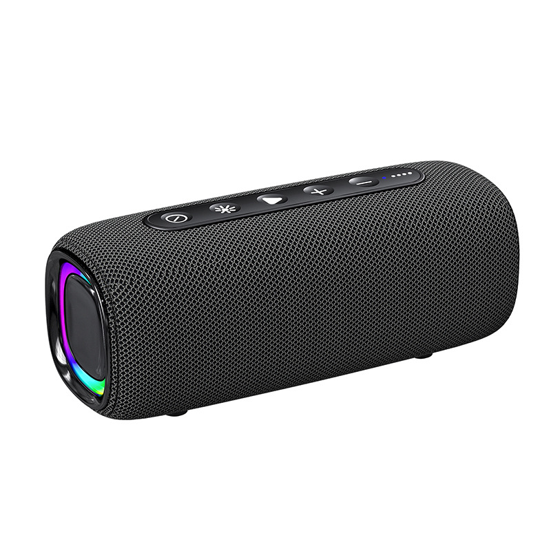 New Wireless Bluetooth Speaker, Outdoor Waterproof Portable Heavy Bass Subwoofer with RGB Light, Gaming Speaker
