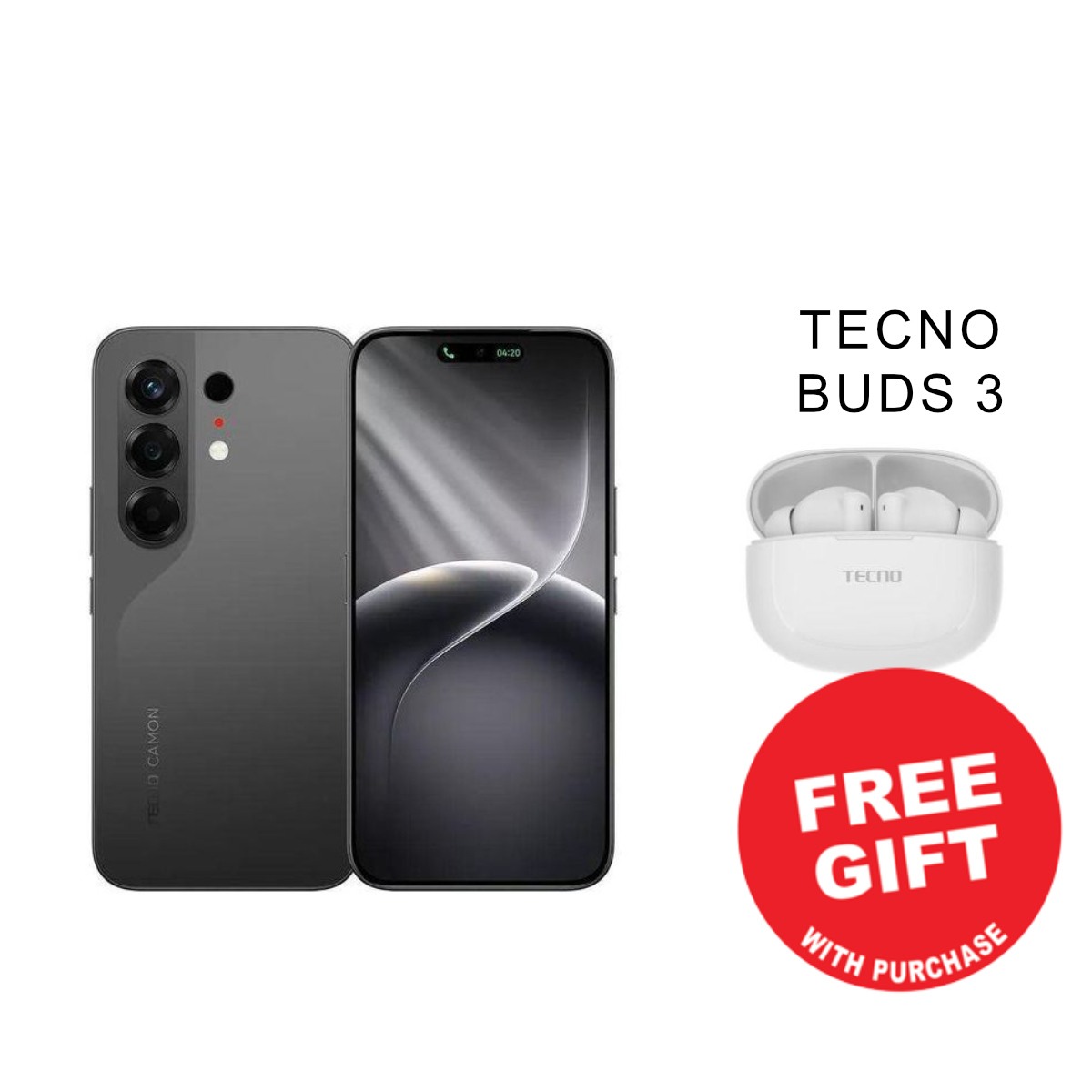 Tecno Camon 50 Pro 256GB+16(8+8)GB RAM 6.78" 120Hz Curved AMOLED MTK Helio G200 Ultimate 45W 6500mAh 50MP Dual Speaker Android16 IP68/IP69 Dust Water Resistance Dual Sim Smart Phones