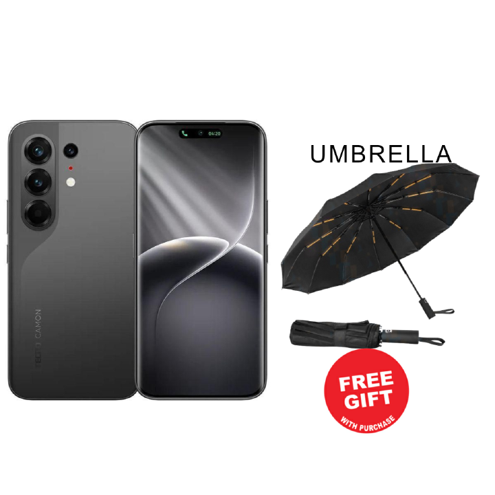 Tecno Camon 50 Pro 256GB+16(8+8)GB RAM 6.78" 120Hz Curved AMOLED MTK Helio G200 Ultimate 45W 6500mAh 50MP Dual Speaker Android16 IP68/IP69 Dust Water Resistance Dual Sim Smart Phones